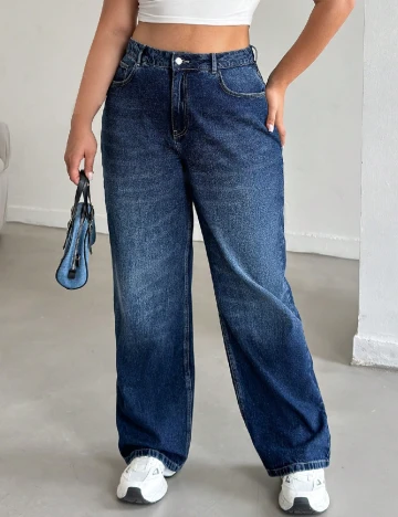 Blugi SHEIN CURVE, albastru