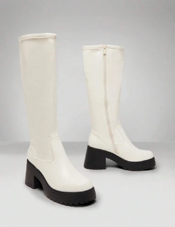 Cizme SHEIN, alb