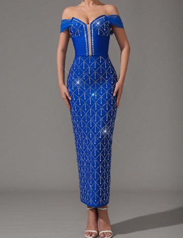 
						Rochie lunga SHEIN, albastru