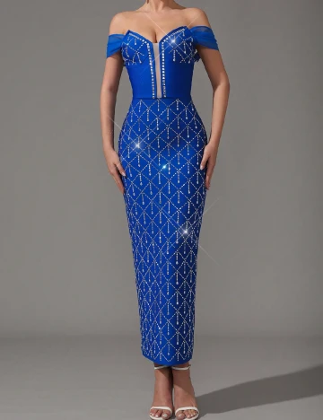 Rochie lunga SHEIN, albastru