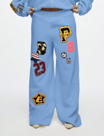 
						Pantaloni SUMWON, albastru