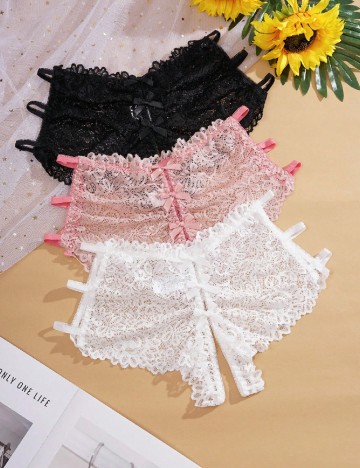 
						Set chiloti 3 perechi SHEIN CURVE, mix culori