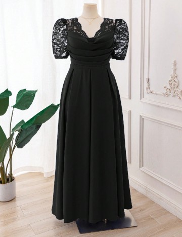 
						Rochie lunga SHEIN CURVE, negru