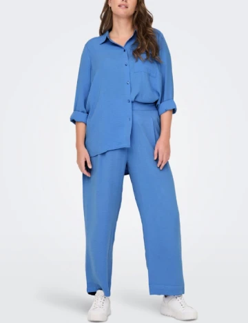 Pantaloni Only Carmakoma, albastru