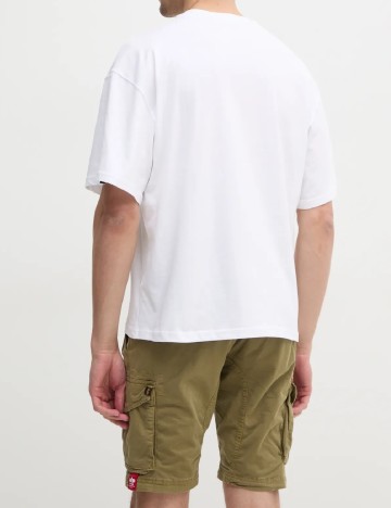 Tricou ALPHA INDUSTRIES, alb