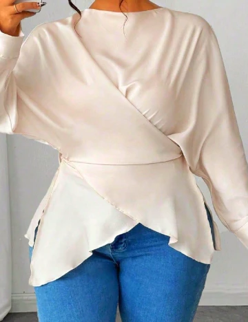 Bluza SHEIN CURVE, crem