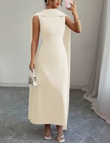 Rochie lunga SHEIN, ecru