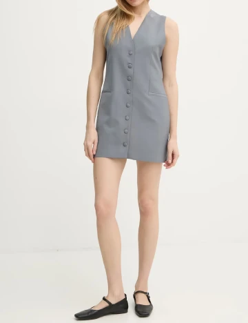 Rochie scurta Remain, gri