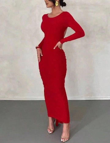 
						Rochie lunga SHEIN, rosu