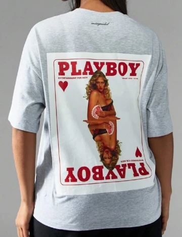 Tricou Oversize Missguided, gri