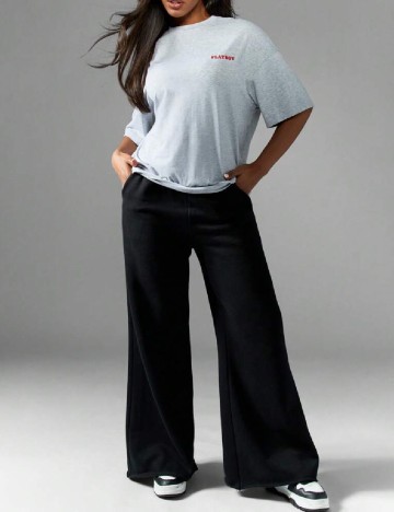 
						Tricou Oversize Missguided, gri