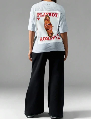 Tricou Oversize Missguided, gri