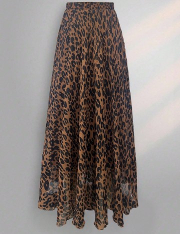 
						Fusta SHEIN, animal print