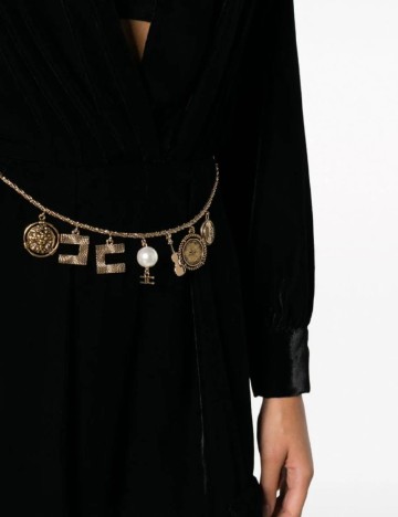 Salopeta Elisabetta Franchi, negru