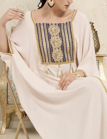 Rochie lunga SHEIN, crem