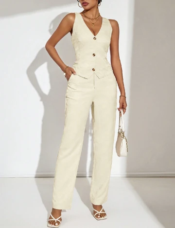 Compleu Aveloria, ecru