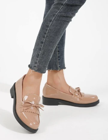 Mocasini SHEIN, maro