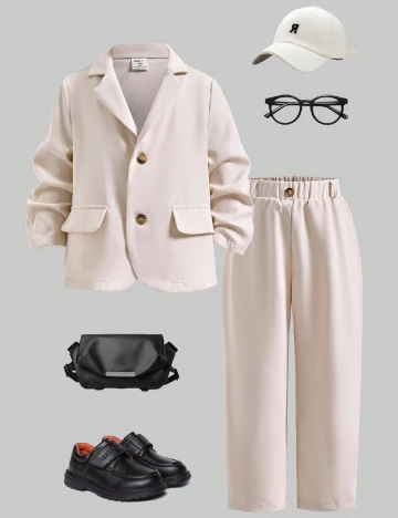 Compleu Shein Kids, bej