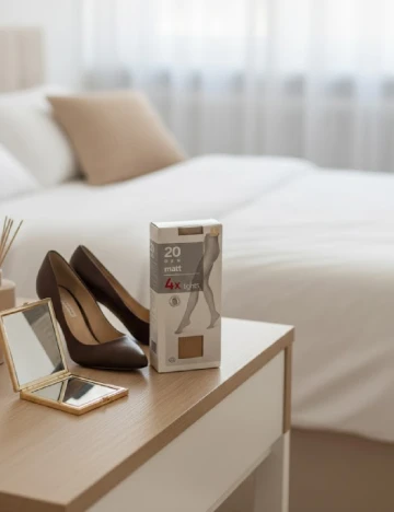 Set ciorapi 4 perechi C&A, crem