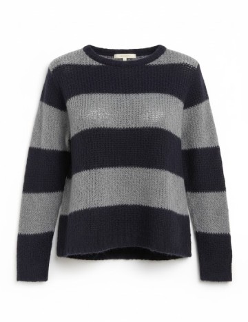 Pulover Zara, bleumarin/gri