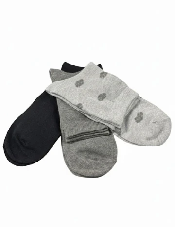 Set sosete 3 perechi C&A, mix culori