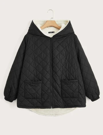 Geaca SHEIN CURVE, negru