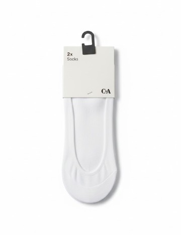 
						Set sosete 2 perechi C&A, alb