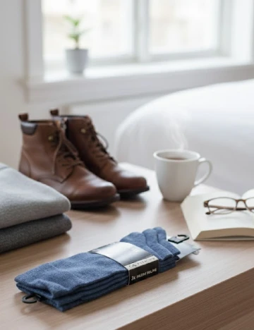 Set sosete 3 perechi C&A, bleumarin