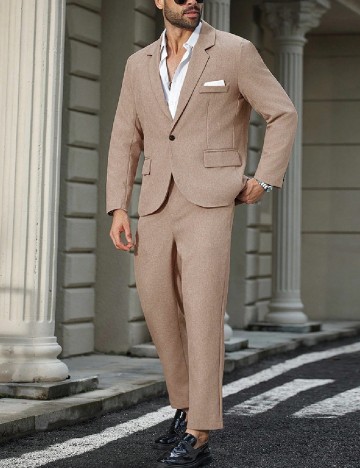 
						Costum SHEIN Plus Size Men, maro