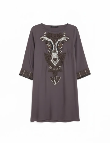 Rochie scurta Zara, gri