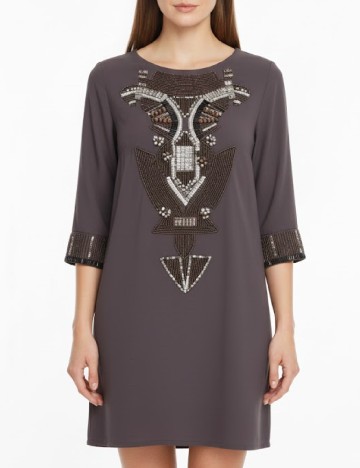 
						Rochie scurta Zara, gri