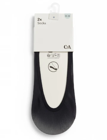 Set sosete 2 perechi C&A, negru