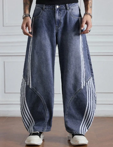 Blugi Romwe, albastru