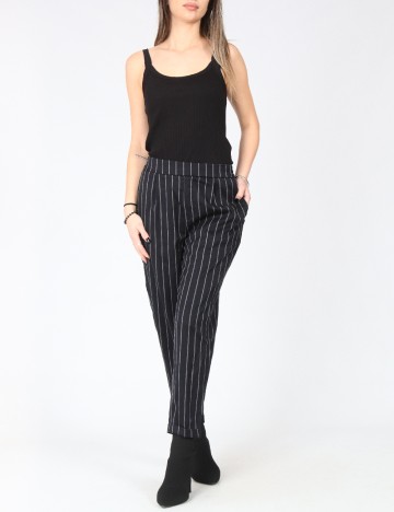 Pantaloni Pull&Bear, negru