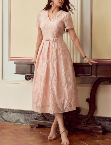 
						Rochie medie MOTF, piersica