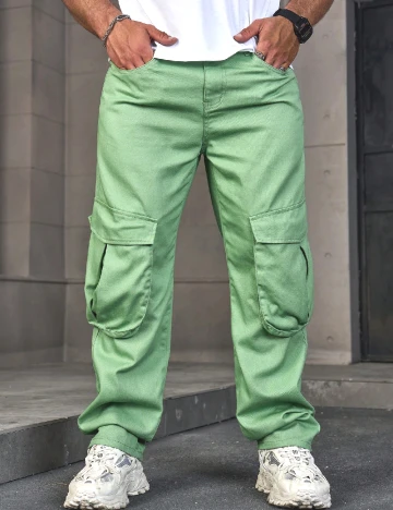 Pantaloni SHEIN, verde