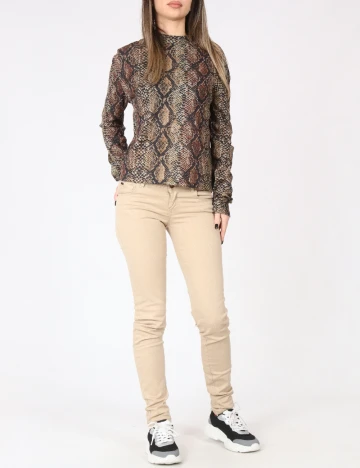 Pantaloni Zara, maro