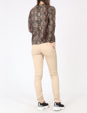 Pantaloni Zara, maro