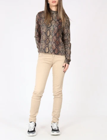 Pantaloni Zara, maro