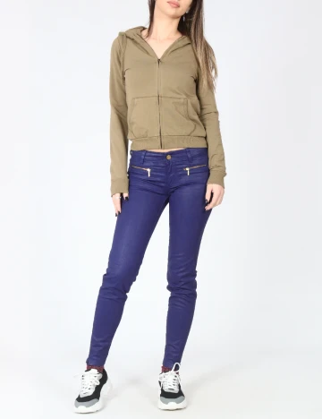 Pantaloni Pull&Bear, albastru