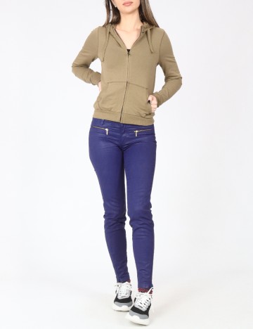 Pantaloni Pull&Bear, albastru