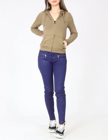 Pantaloni Pull&Bear, albastru