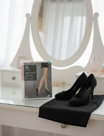 Set ciorapi 2 perechi C&A, crem