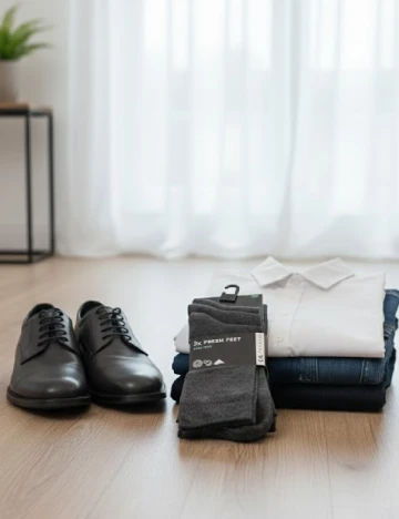 Set sosete 3 perechi C&A, gri inchis