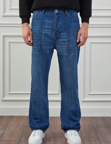 
						Blugi SHEIN, albastru