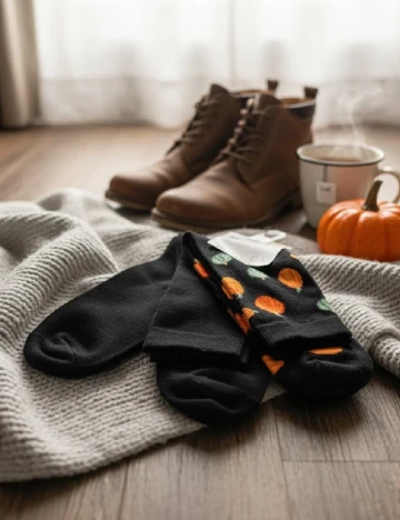 Set sosete 3 perechi C&A, negru