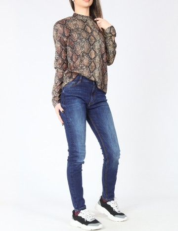 Blugi Bershka, albastru