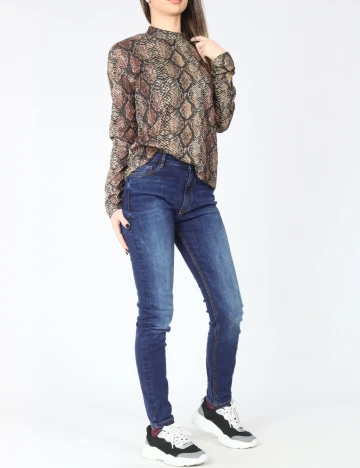 Blugi Bershka, albastru