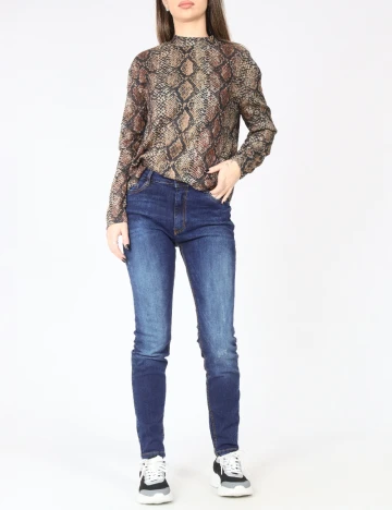 Blugi Bershka, albastru