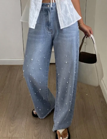 Blugi SHEIN, albastru